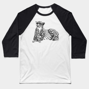 Cheetah Baseball T-Shirt